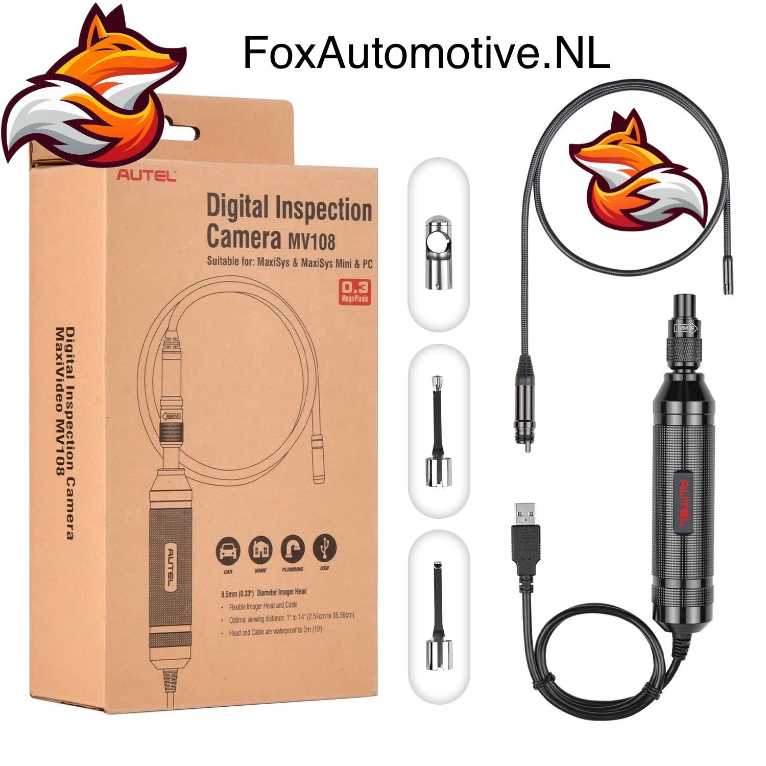 Autel MV-108 Inspectie camera, Auto diversen, Autogereedschap, Ophalen of Verzenden