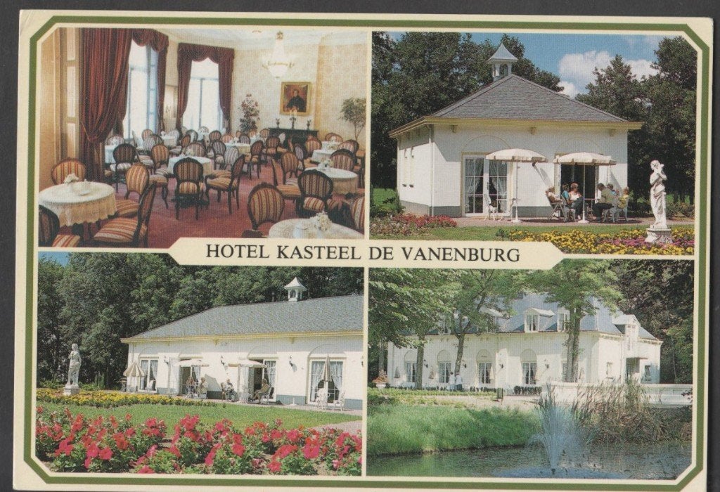 Putten Hotel Kasteel de Vanenburg en Interieu 1987 Gelopen, Ophalen of Verzenden, 1980 tot heden, Gelopen, Gelderland