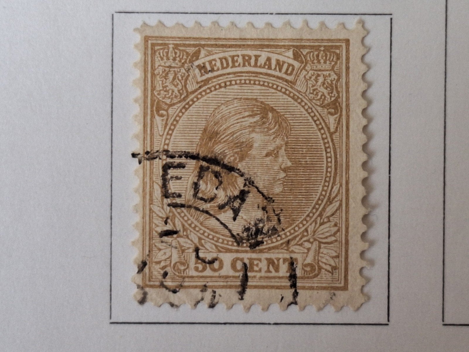 Wilhelmina 1891-1894.     3.3, Postzegels en Munten, Postzegels | Nederland, Ophalen of Verzenden