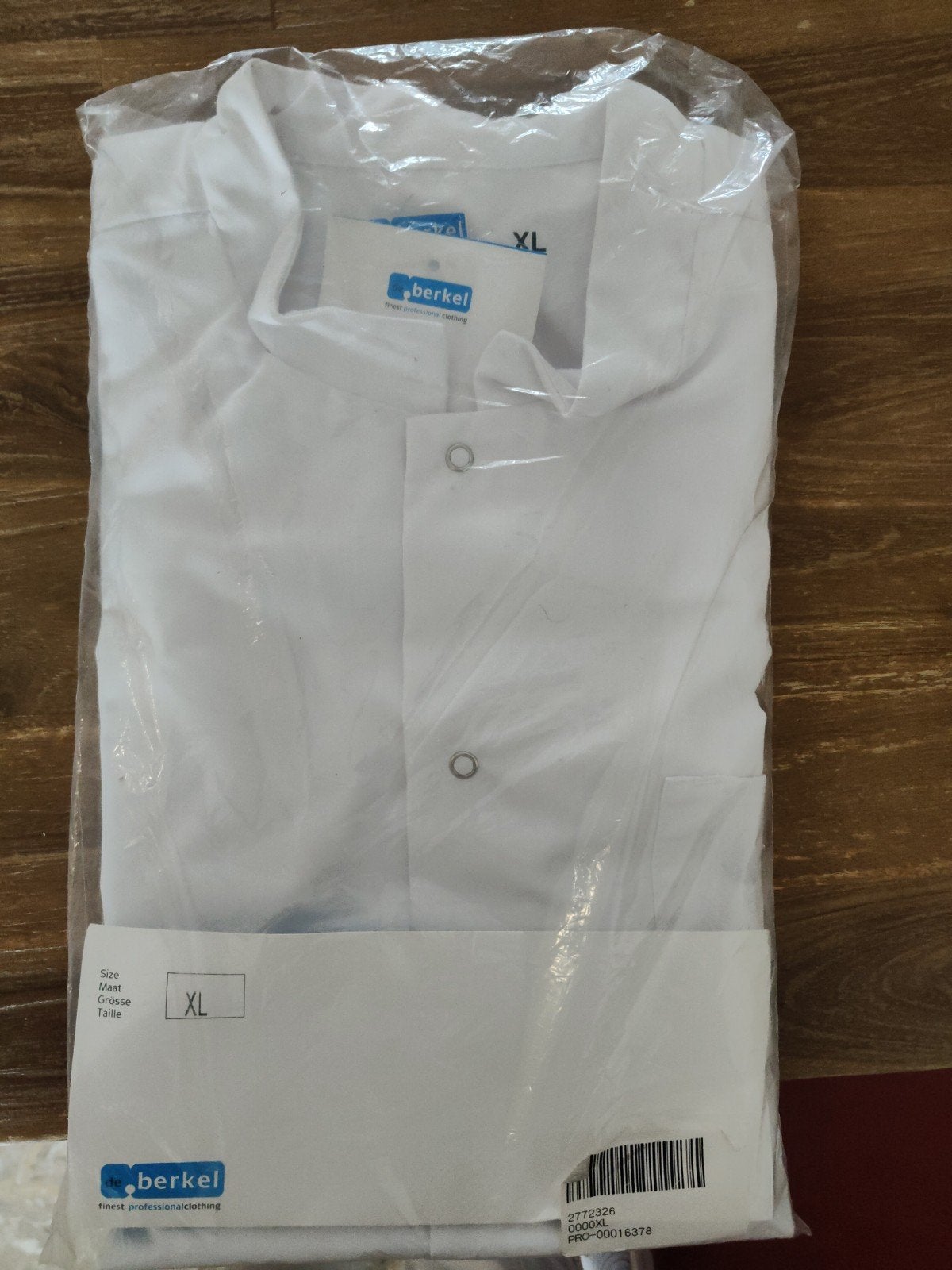 Berkel nieuw zorgjas Livio 26 wit, maat XL, Diversen, Verpleegmiddelen, Ophalen of Verzenden, Nieuw