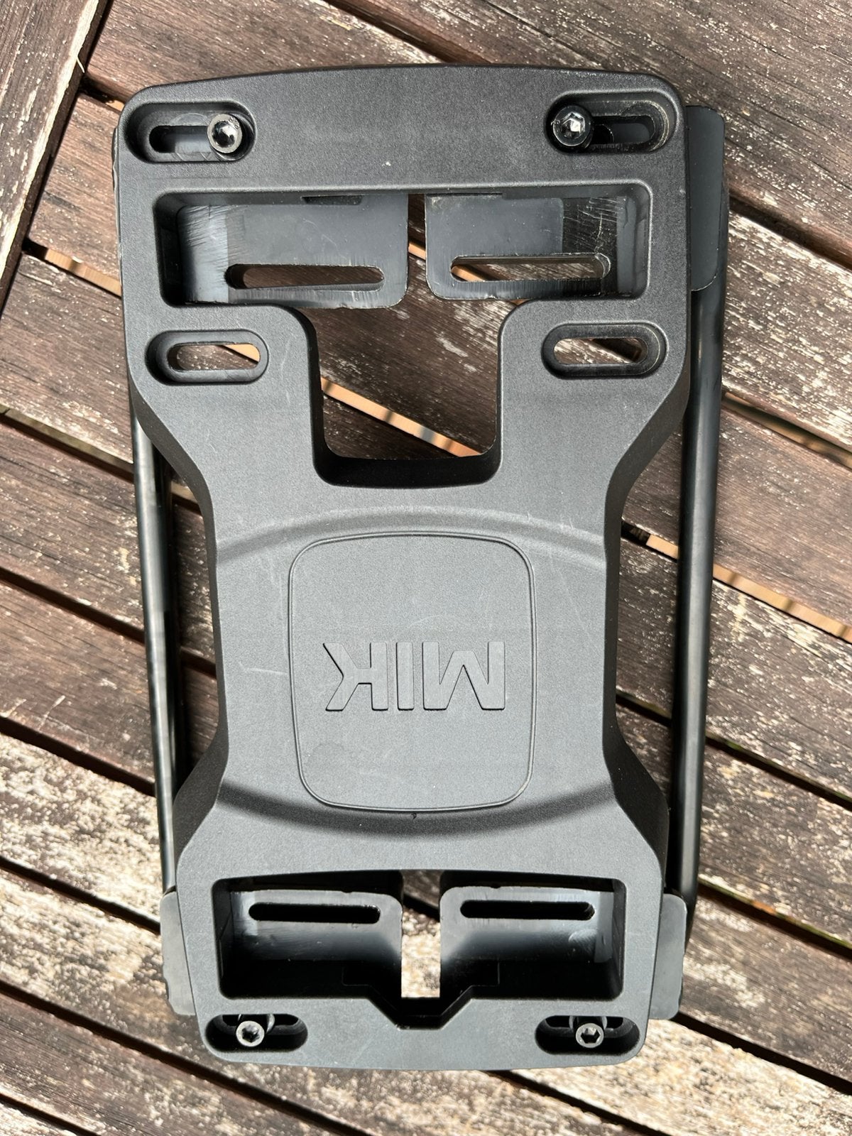 MIK Carrier Plate bagagedragerplaat incl pannier Bag Tubes, Ophalen, Zo goed als nieuw