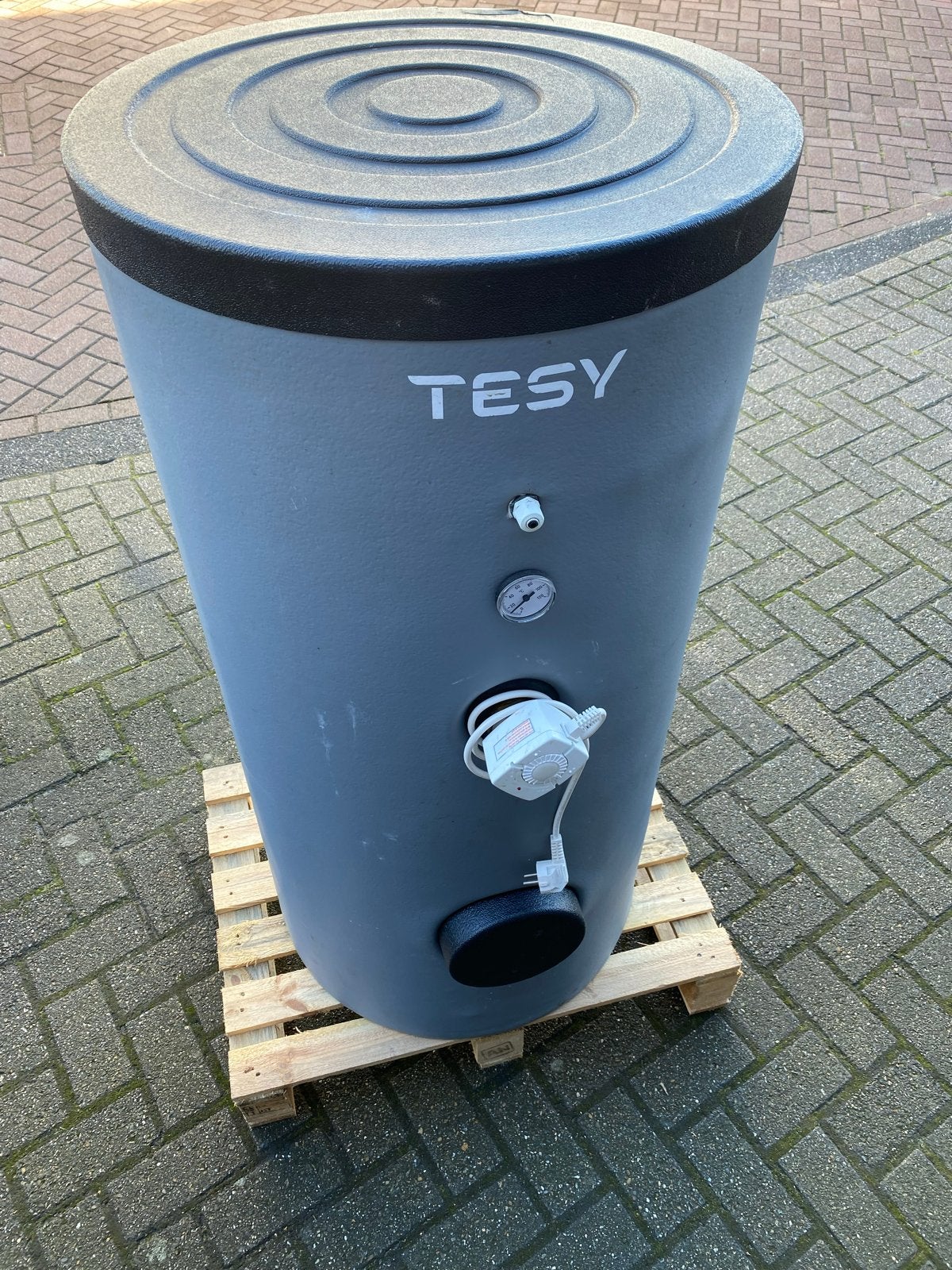 Tesy RVS Boiler 200L met elektrische en externe verwarming, Ophalen, Gebruikt, 100 liter of meer, Boiler