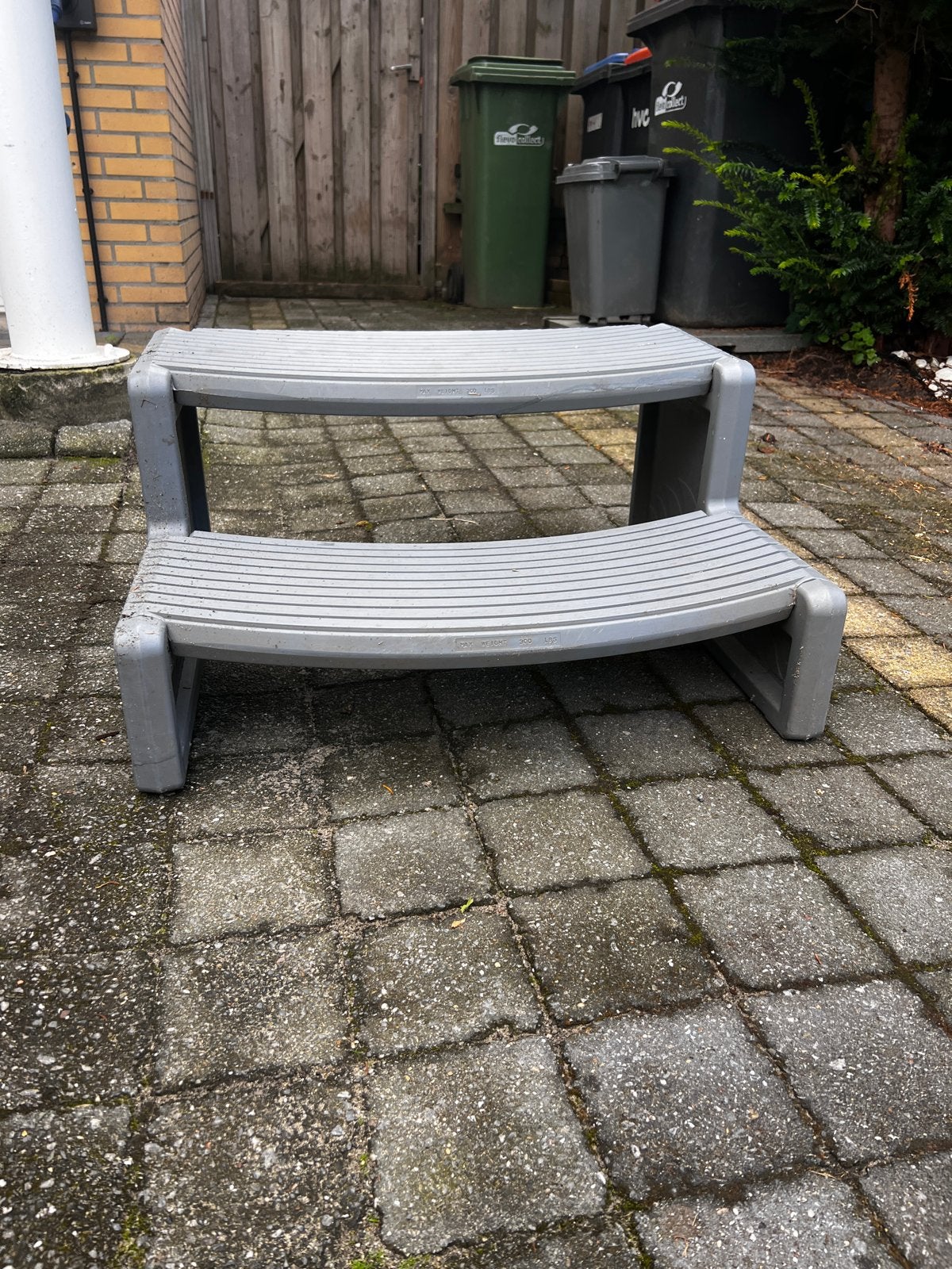 Jacuzzi/zwembadtrap Passion grijs - zo goed als nieuw, Tuin en Terras, Ophalen of Verzenden, Zo goed als nieuw, Ladder