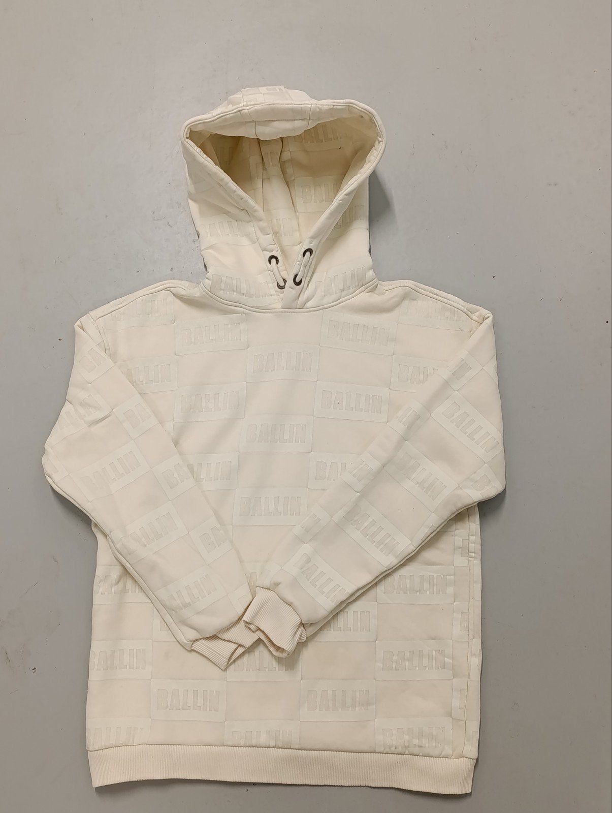Ballin Amsterdam Hoodie - Zo goed als nieuw, Maat 48/50 (M), Beige, Ballin Amsterdam, Ophalen of Verzenden
