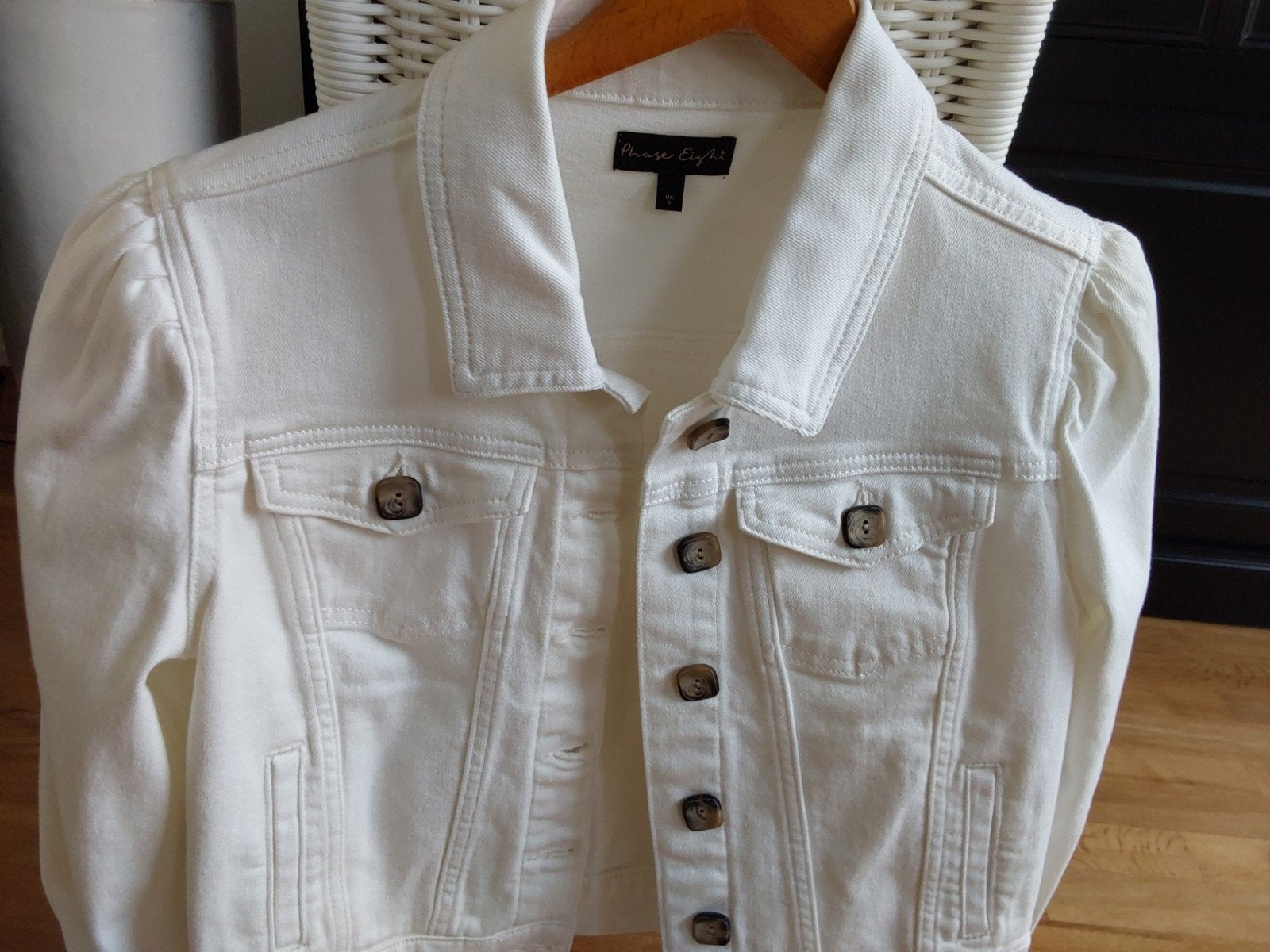 NIEUW SPIJKERJASJE PHASE EIGHT, Kleding | Dames, Ophalen of Verzenden, Nieuw, Maat 38/40 (M), Wit