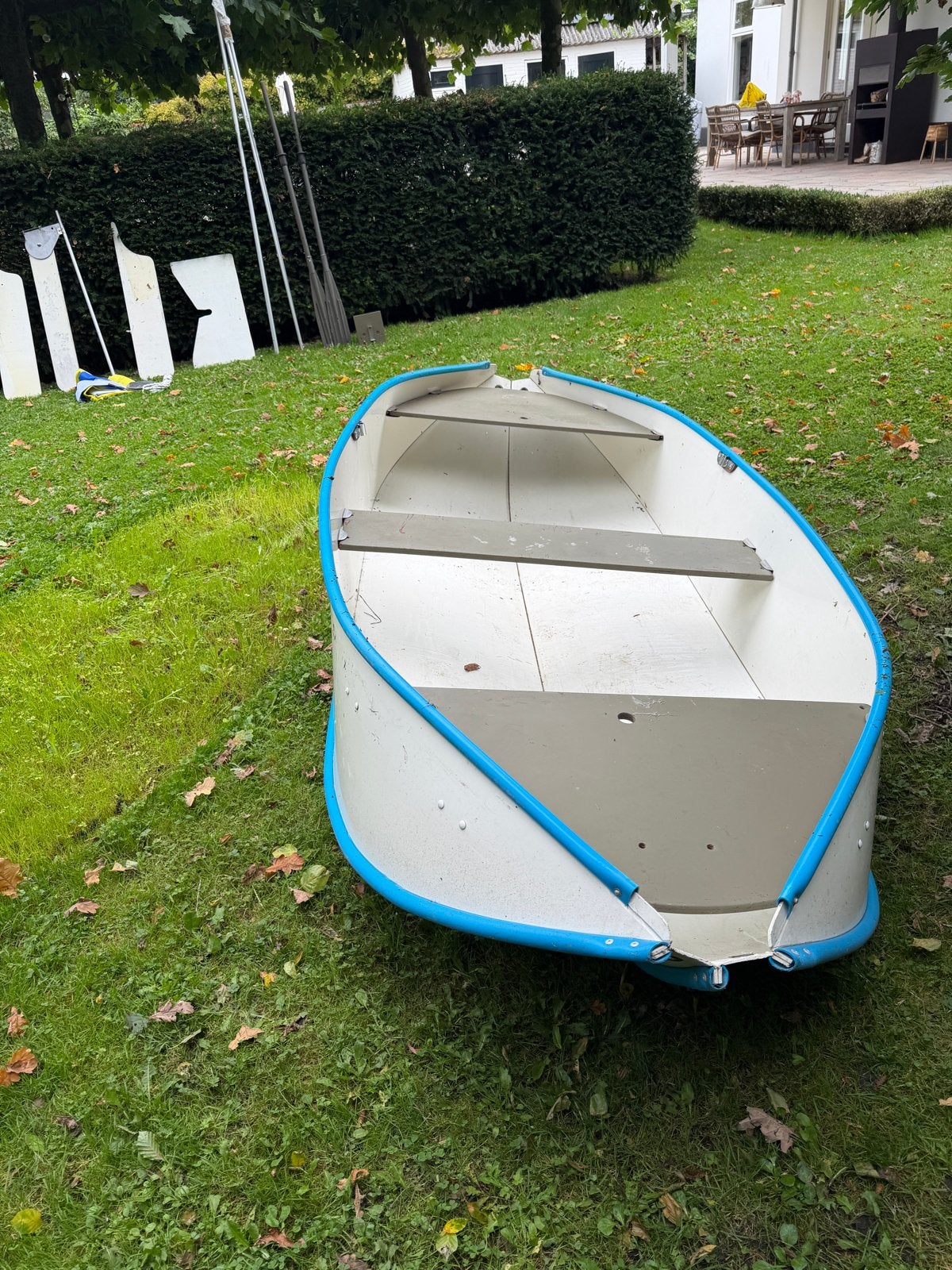 Gebruikte Vouwboot Banana-boot 320, zeil roei motor, Ophalen, Kunststof, Gebruikt, Met roeispanen of peddels