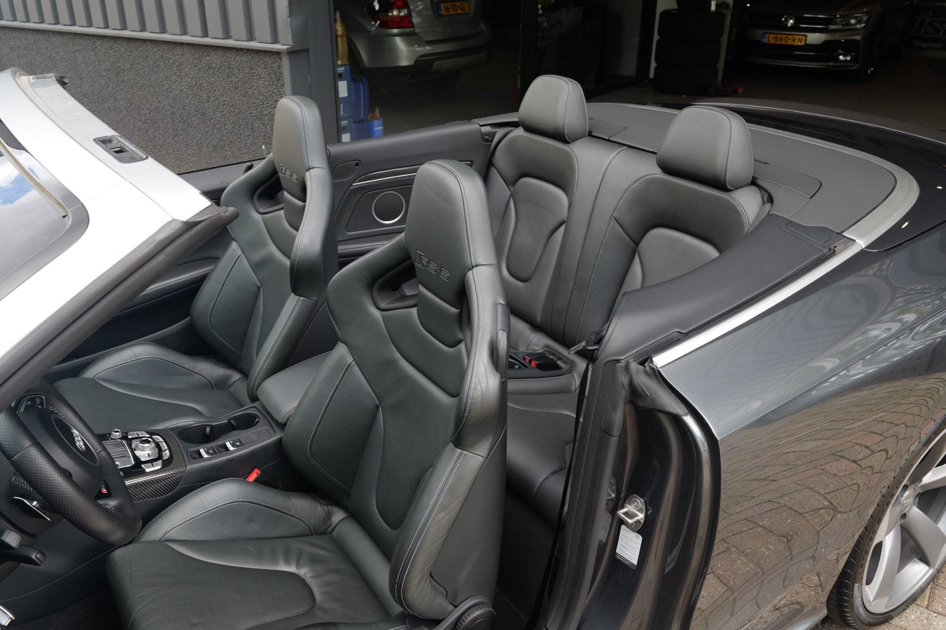 Audi A5 Cabriolet 4.2 FSI RS5 Quattro Keramisch|Schaalstoele, Auto's, Audi, Automaat, Automatische klimaatregeling, Gebruikt, Cabriolet