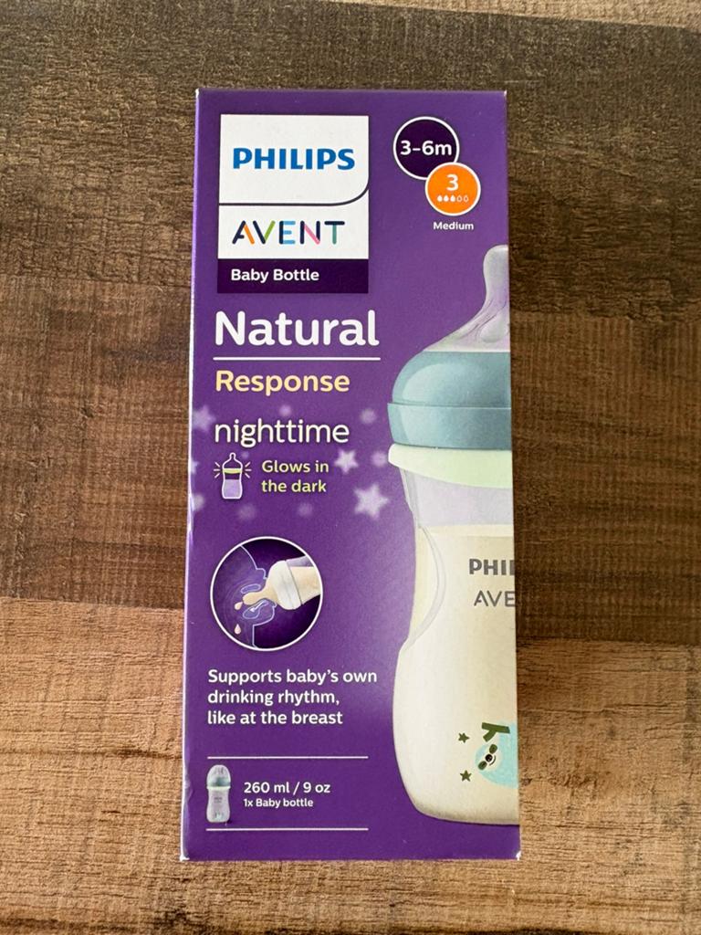 Nieuwe Philips Avent Natural Response nighttime babyfles, Kinderen en Baby's, Babyvoeding en Toebehoren, Ophalen of Verzenden