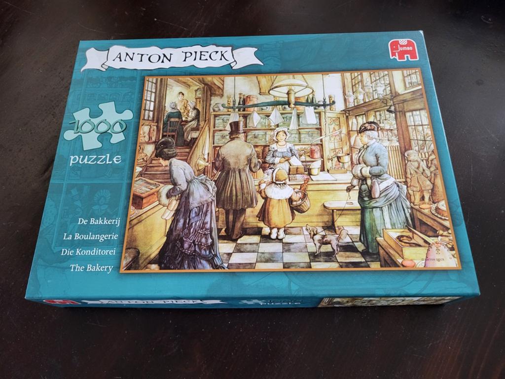 Puzzel Anton Pieck, de Bakkerij, Ophalen of Verzenden, 500 t/m 1500 stukjes, Zo goed als nieuw, Legpuzzel