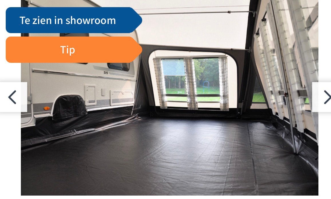Unico Kuipgrondzeil 280 cm diep NIEUW, Caravans en Kamperen, Ophalen, Nieuw
