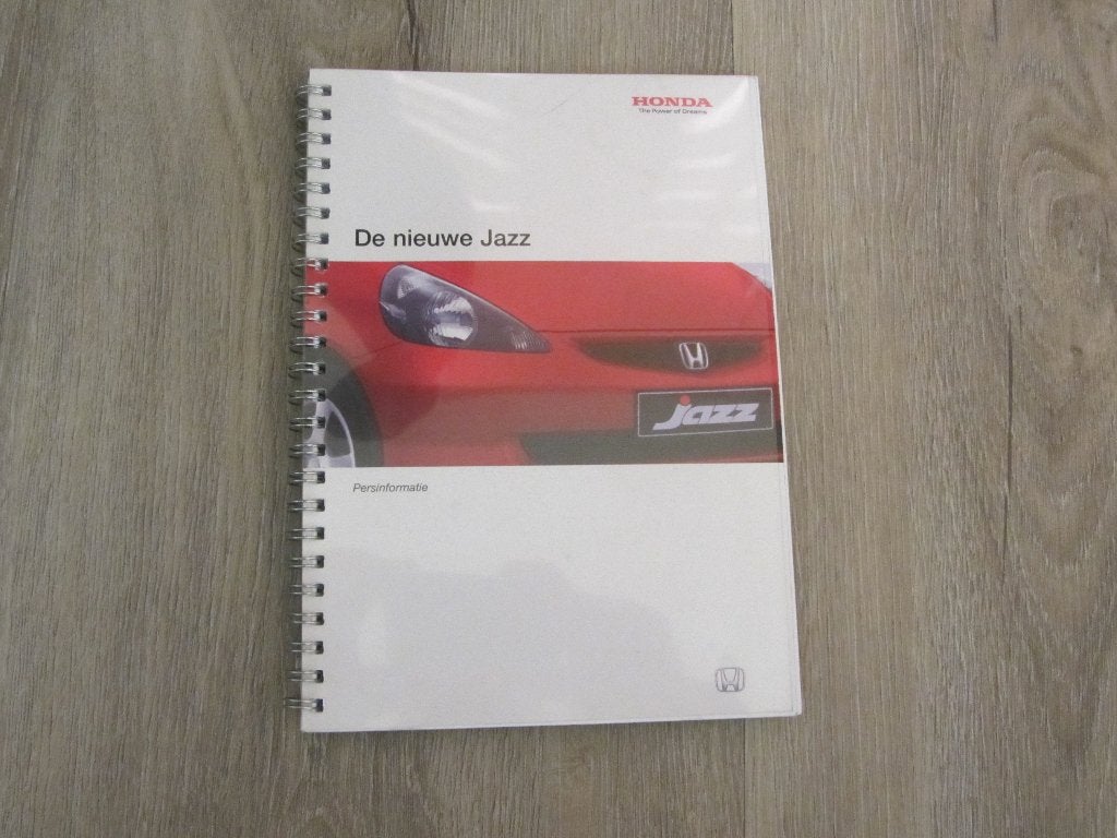 Honda Jazz Persinformatie 2002, Honda, Ophalen of Verzenden, Zo goed als nieuw, Honda