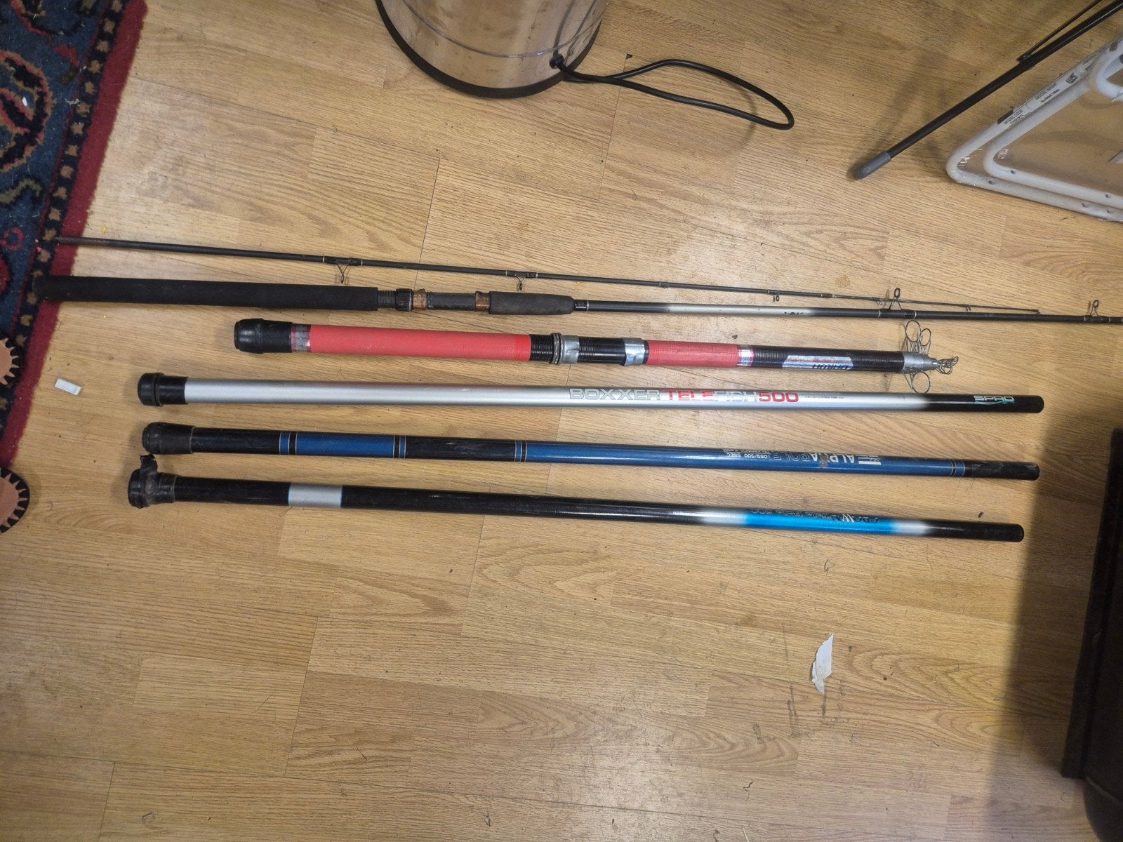 Diverse vishengels - Werphengels en vaste hengels, Watersport en Boten, Ophalen, Gebruikt, Werphengel