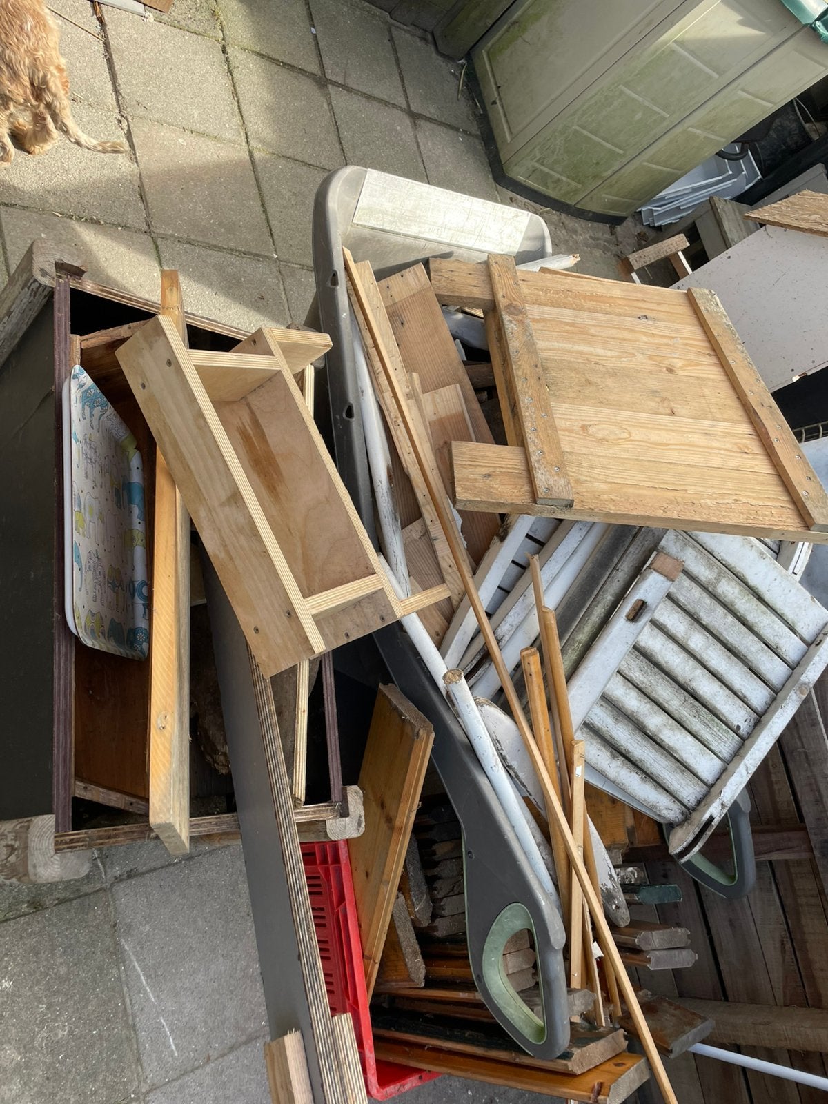 Hout gratis ophalen, Ophalen, Gebruikt, Minder dan 25 mm, Plank