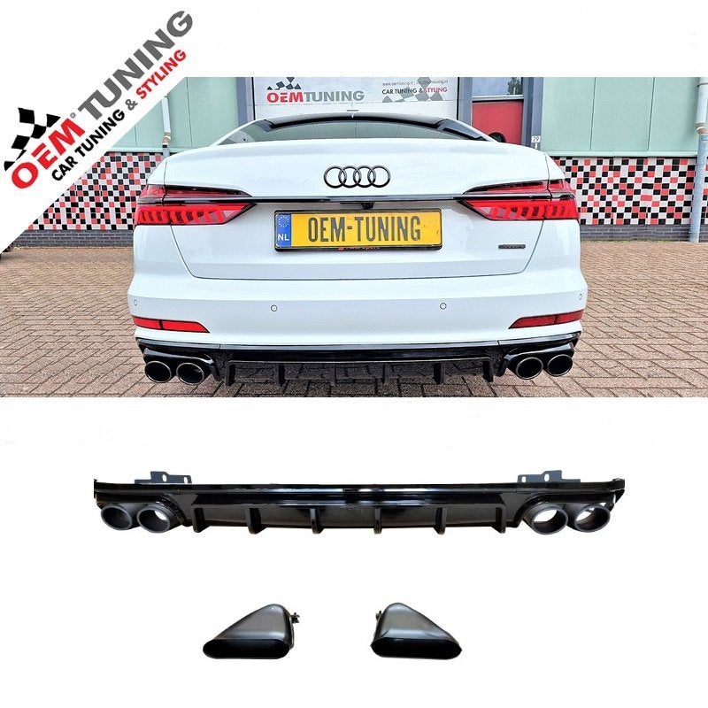 Diffuser geschikt voor A6 S6 C8 | S-Style | 18-25 | S-Line |, Auto diversen, Tuning en Styling, Ophalen of Verzenden