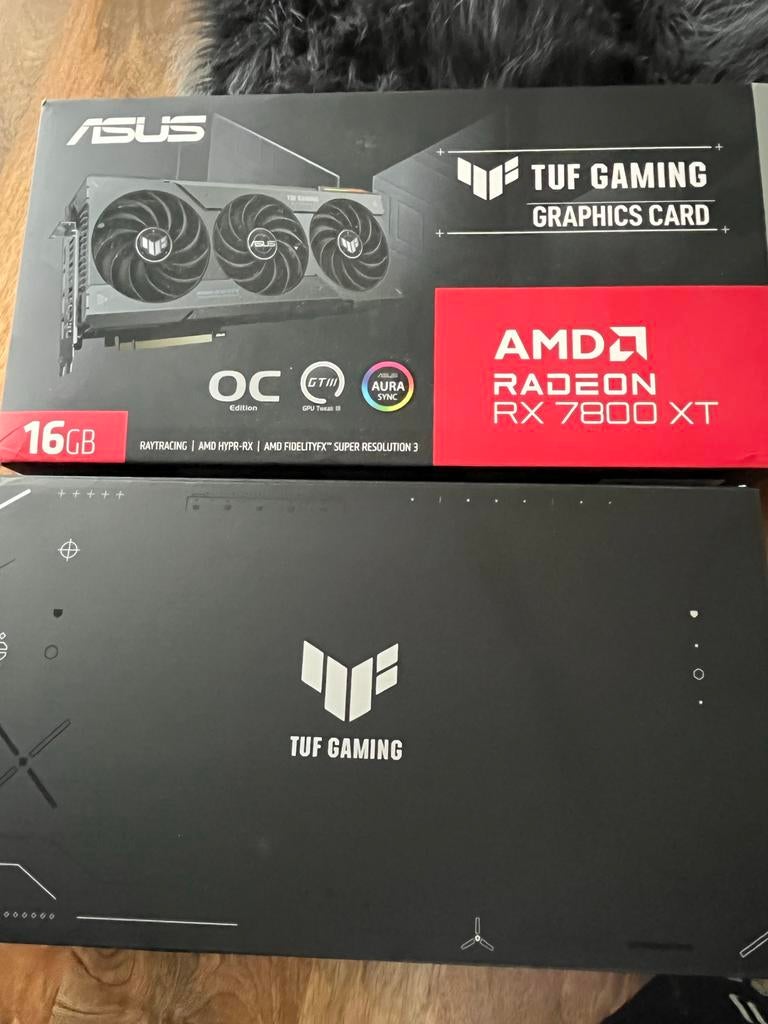 RX 7800 XT 16GB - ASUS TUFF GAMING, Computers en Software, Videokaarten, Zo goed als nieuw, AMD, PCI-Express 4.0, GDDR6, HDMI