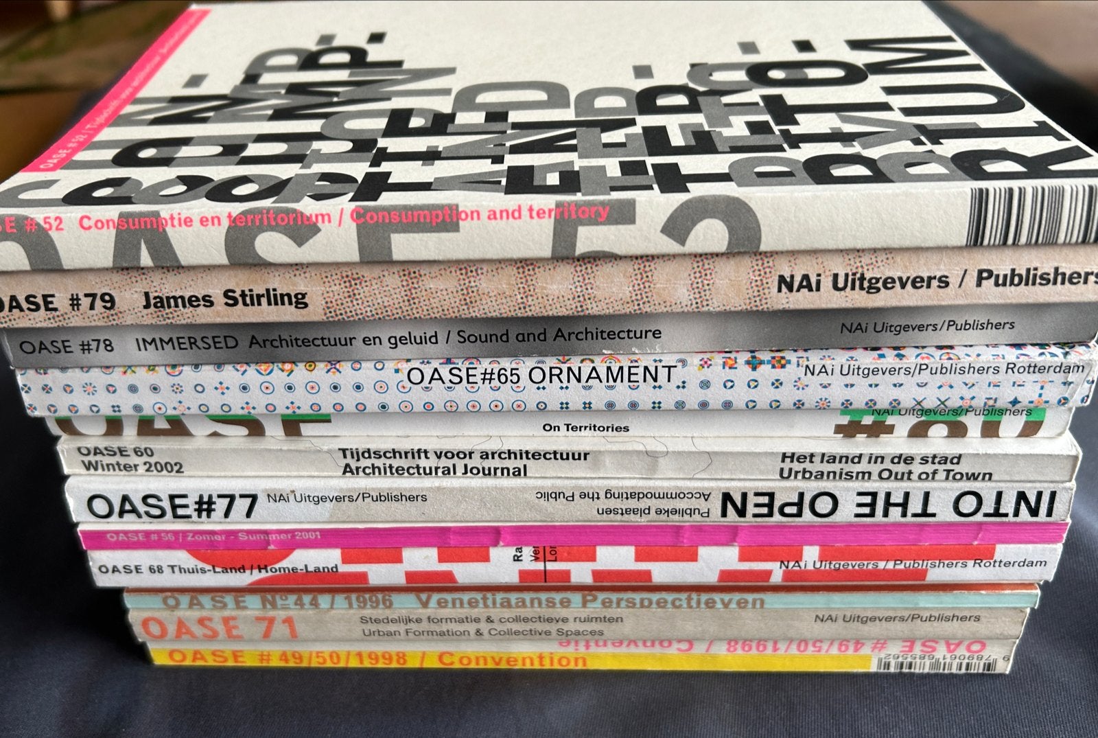 Collectie OASE tijdschriften (26 delen) - Karel Martens, Ophalen, Gelezen, Architectuur algemeen