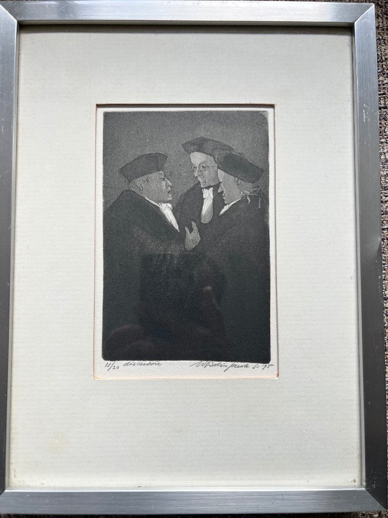 Gesigneerde en genummerde Belinfante (1995), Antiek en Kunst, Figuren, Papier/karton, Ophalen of Verzenden, Overige technieken