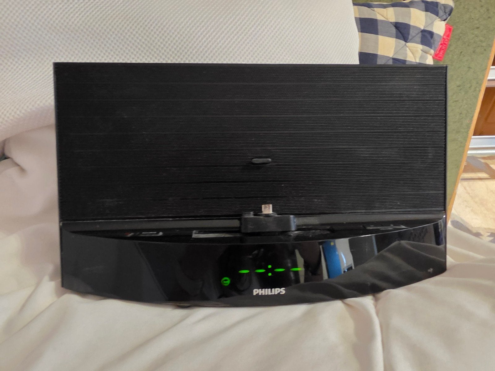 Philips wekkerradio met dockingstation, Ophalen of Verzenden, Gebruikt, Radio