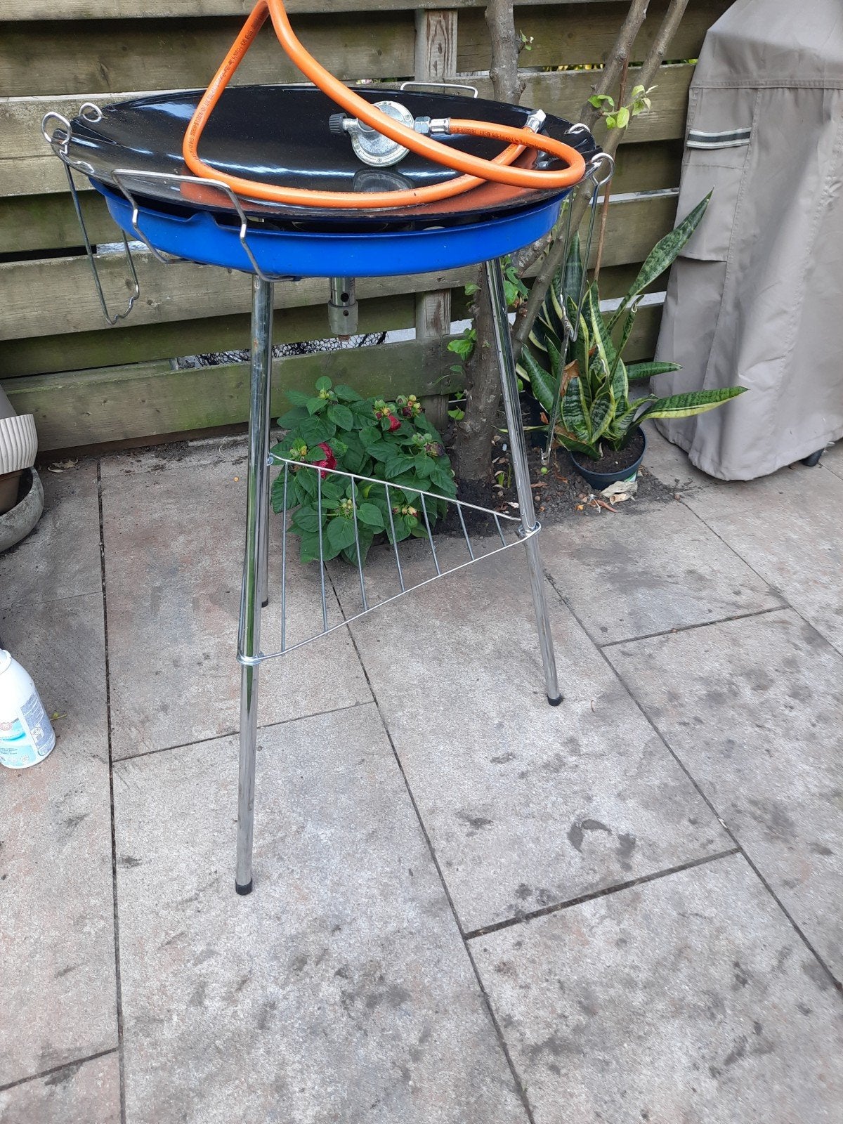 Skottelbraai Grillmeister, Ophalen, Gebruikt