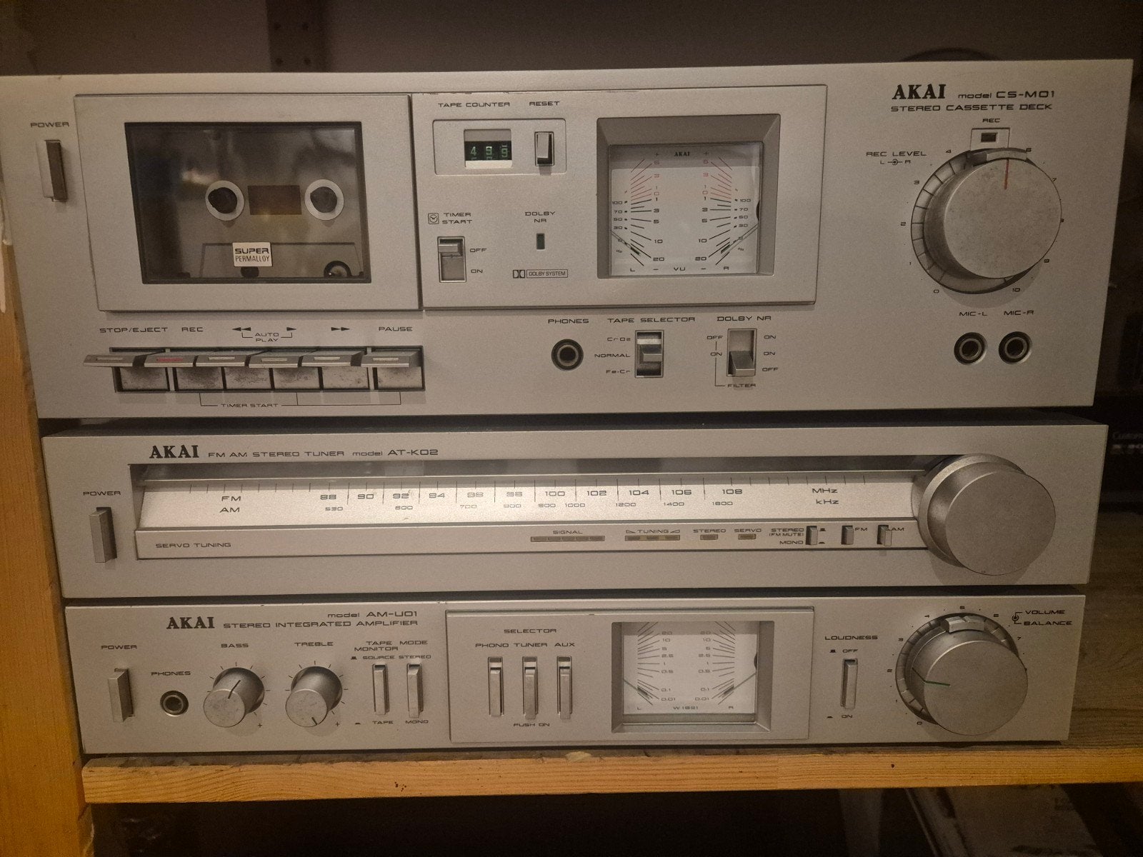 akai set, Ophalen, Tuner of Radio, Losse componenten, Zo goed als nieuw