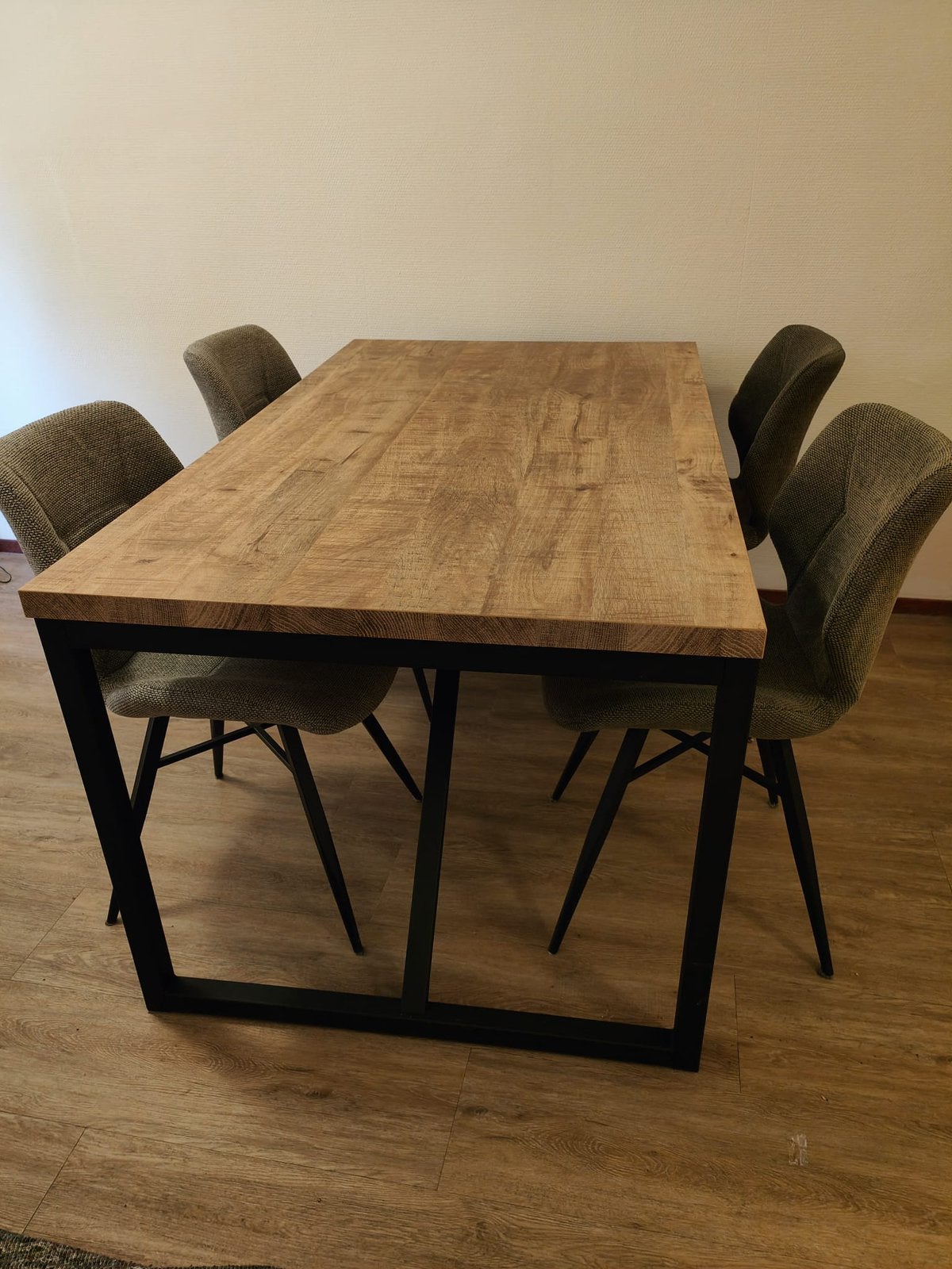 Eettafel, Huis en Inrichting, Tafels | Eettafels, Ophalen, 200 cm of meer, 50 tot 100 cm, Zo goed als nieuw