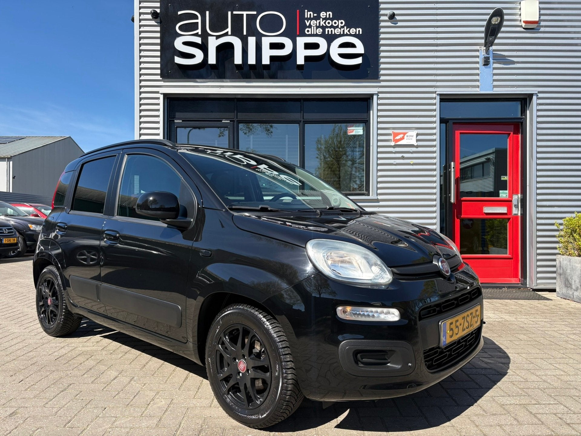 Fiat Panda 0.9 TwinAir Easy -BLACK ON BLACK-LICHTMETALEN VEL, Euro 5, Stof, Gebruikt, Panda