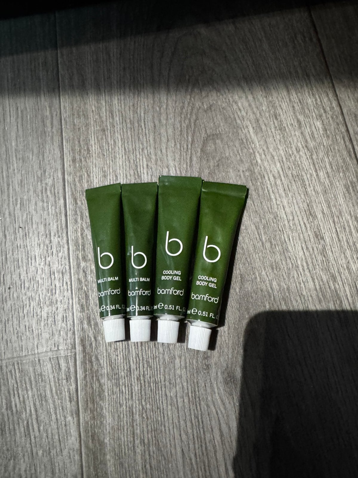Bamford luxe verzorgingsset – 4 stuks – NIEUW, Ophalen of Verzenden, Nieuw, Gehele gezicht, Verzorging