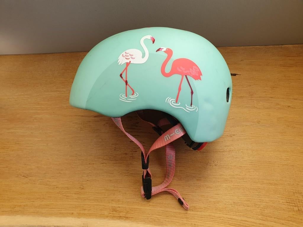Micro helm meisje flamingo - maat S (2 - 5 jaar), S, Gebruikt, Meisje, Micro