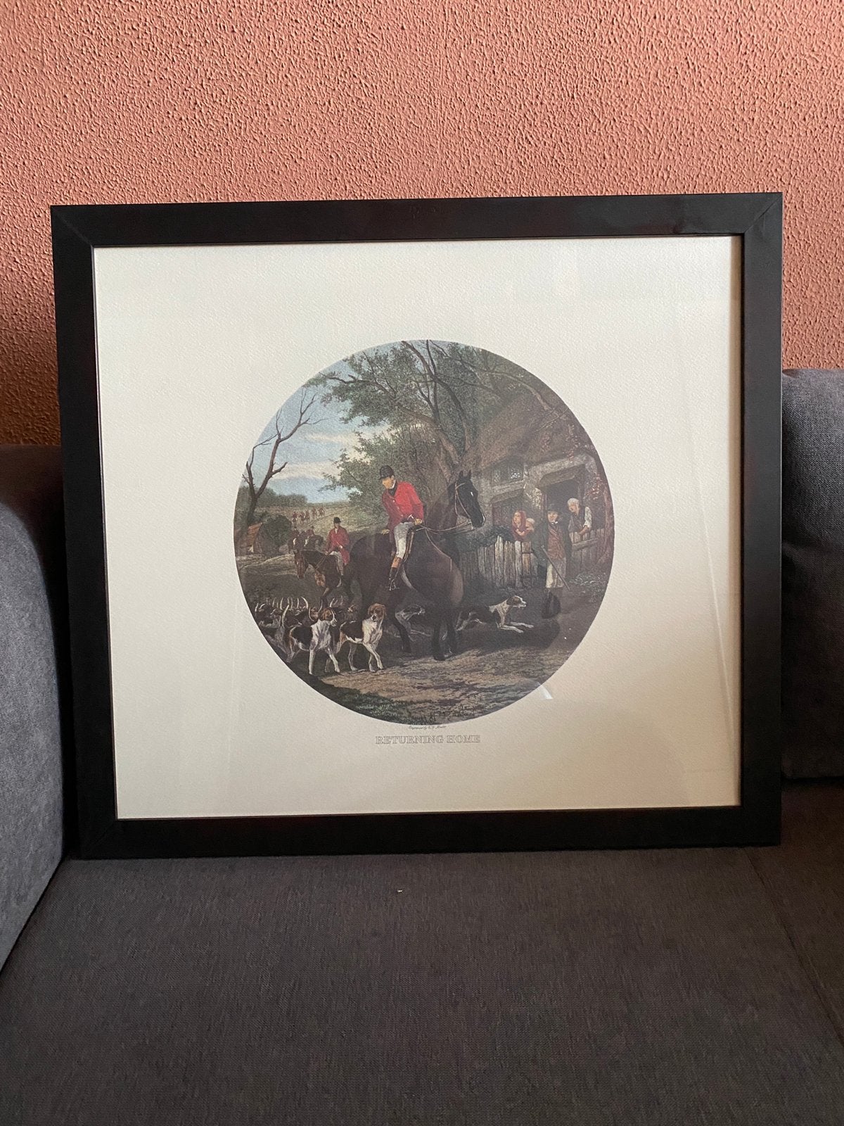 Jacht schilderij, Antiek en Kunst, Ophalen