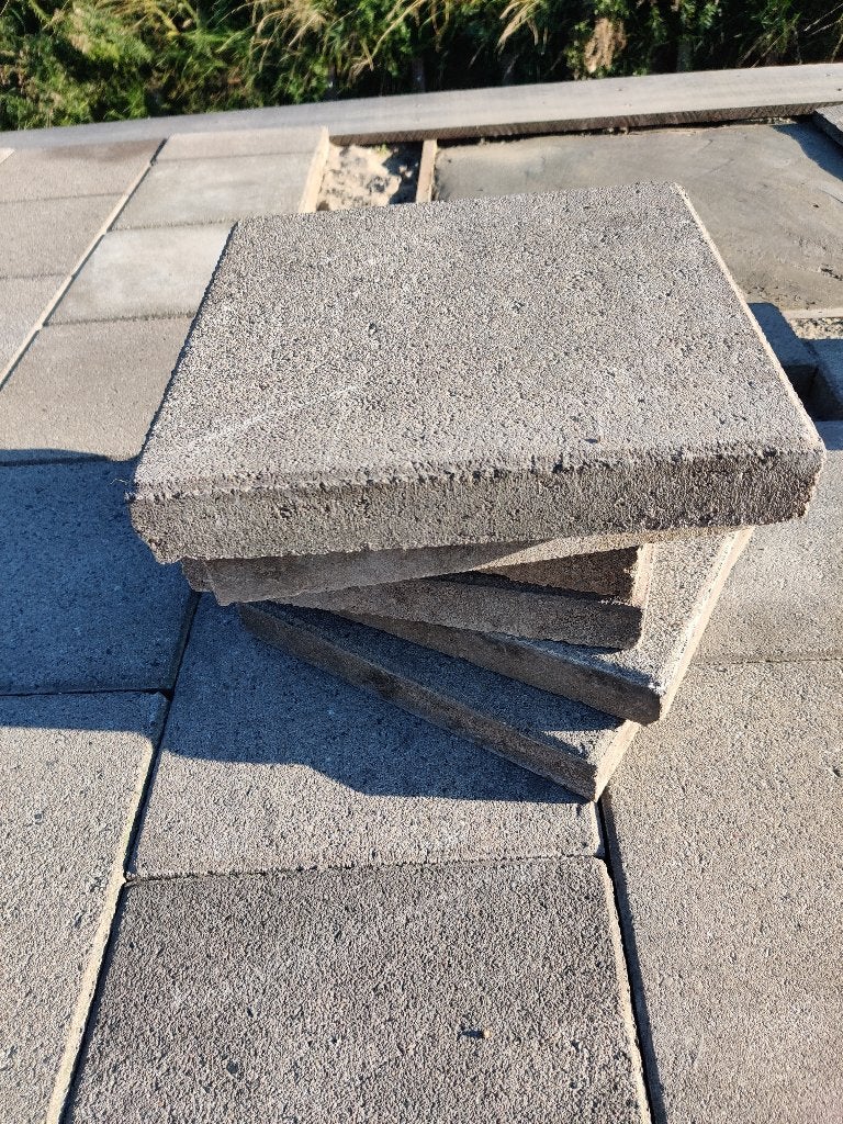 stoeptegels 30x30 gevraagd, Ophalen, Gebruikt, Overige typen, 10 m² of meer