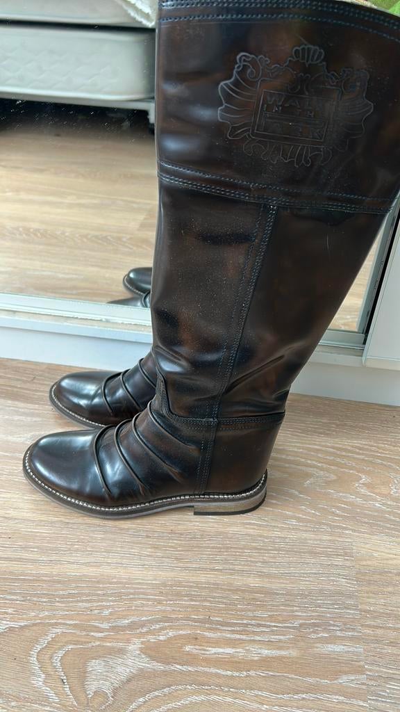 Walk in the park, Hoge laarzen, Bruin, Ophalen of Verzenden, Zo goed als nieuw