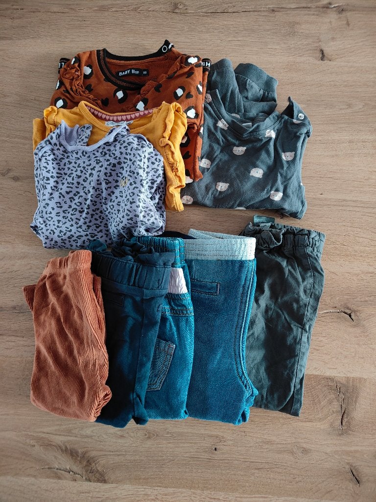 Meisjes kleding (partij) maat 80, Ophalen of Verzenden, Zo goed als nieuw, Meisje, Overige typen