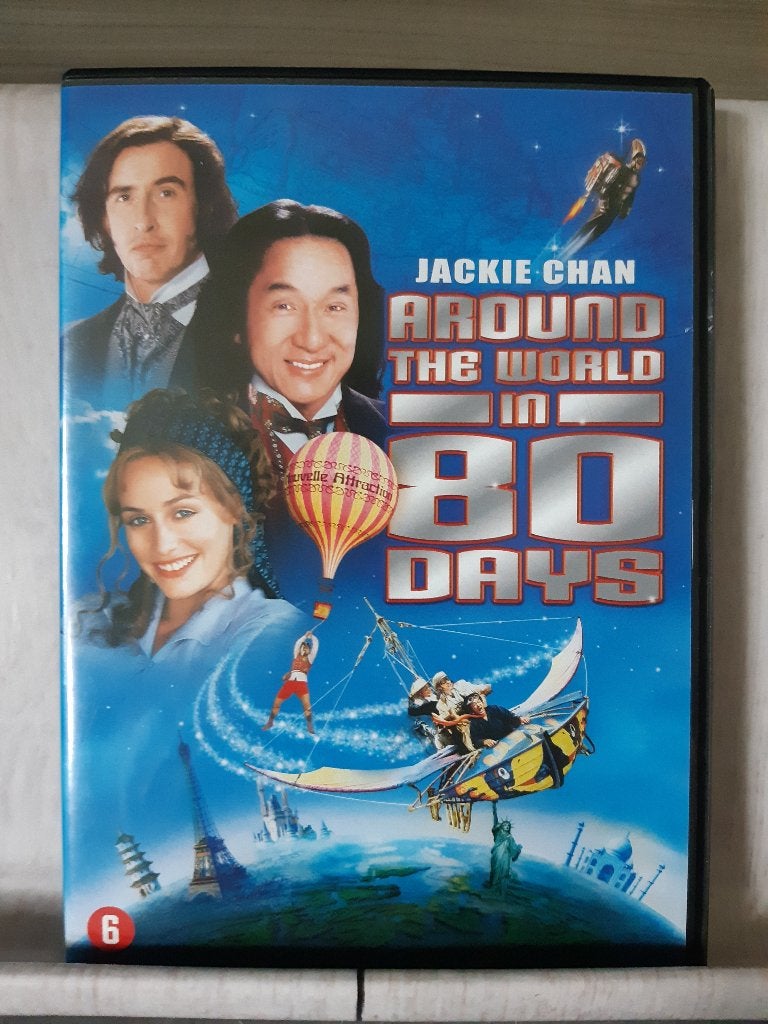 Around the World in 80 Days (2004) Jackie Chan – Dvd, Vanaf 6 jaar, Ophalen of Verzenden, Zo goed als nieuw