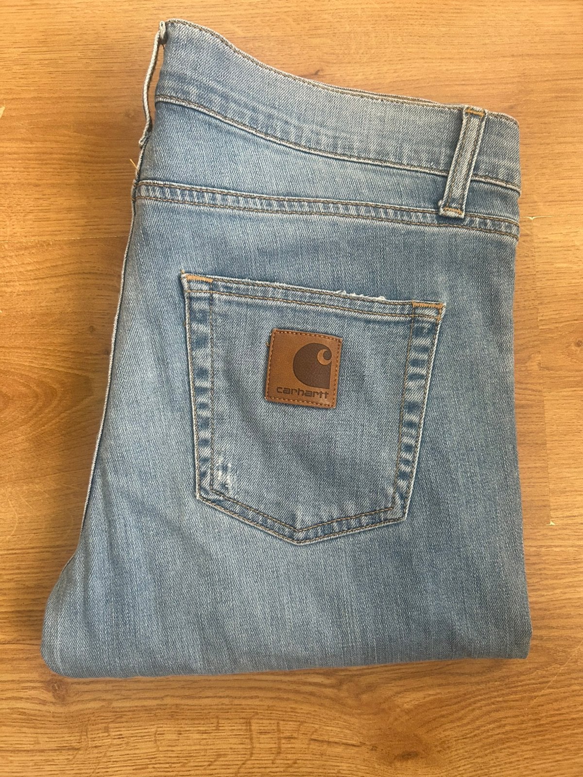 Spijkerbroek jeans broek Carhartt rebel pant streetwear, Verzenden, Gedragen, Overige maten, Blauw