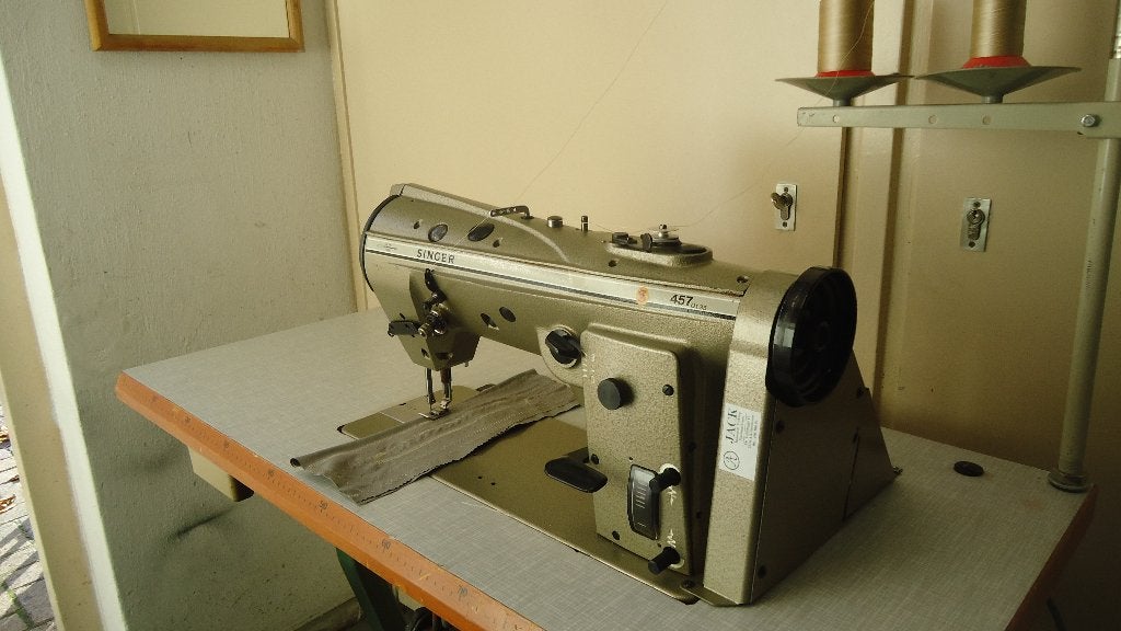 Industrie Naaimachine Singer Zig -zag Rechtstikker 457 U135, Gebruikt, Singer, Ophalen of Verzenden, Naaimachine