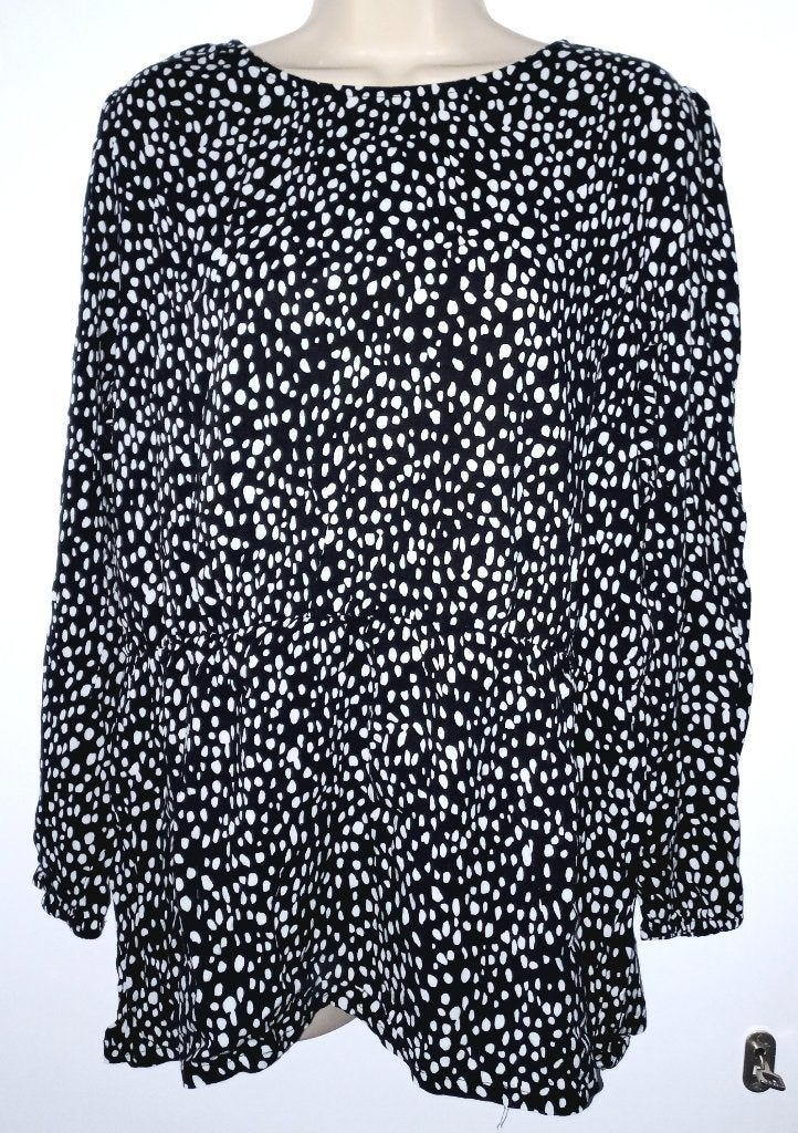 Janina tuniek maat 46, Kleding | Dames, Grote Maten, Ophalen of Verzenden, Zo goed als nieuw, Zwart, Blouse of Tuniek
