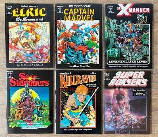 Serie Marvel Strip (Graphic Novels) v.a 1983 - 11 delen nwst, Overige gebieden, Diverse auteurs, Ophalen of Verzenden, Zo goed als nieuw