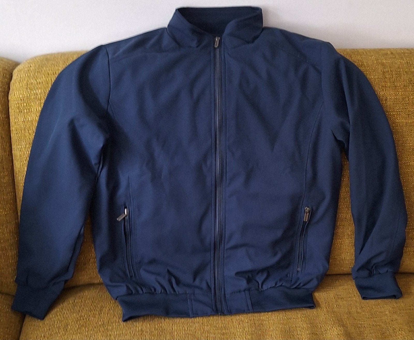 Nieuwe tussenjack maat M-L donkerblauw, Kleding | Heren, Jassen | Zomer, Ophalen of Verzenden, Nieuw, Maat 48/50 (M), Blauw