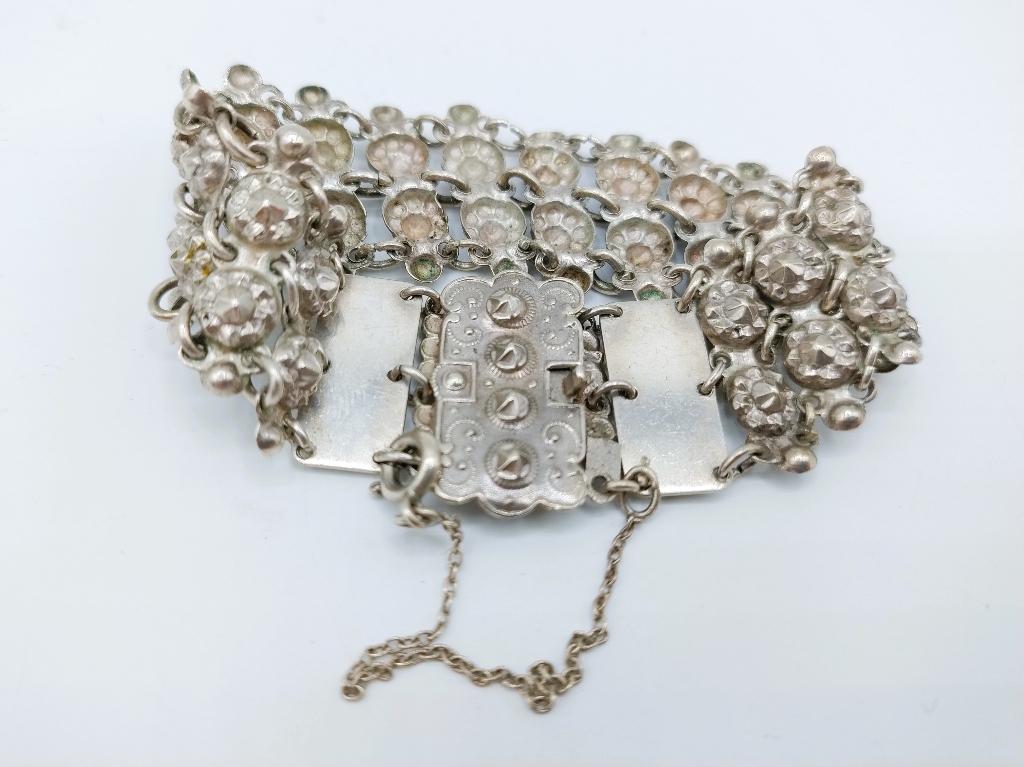 Friese zilveren klederdracht armband, 800, Sieraden, Tassen en Uiterlijk, Antieke sieraden, Verzenden, Zilver, Armband