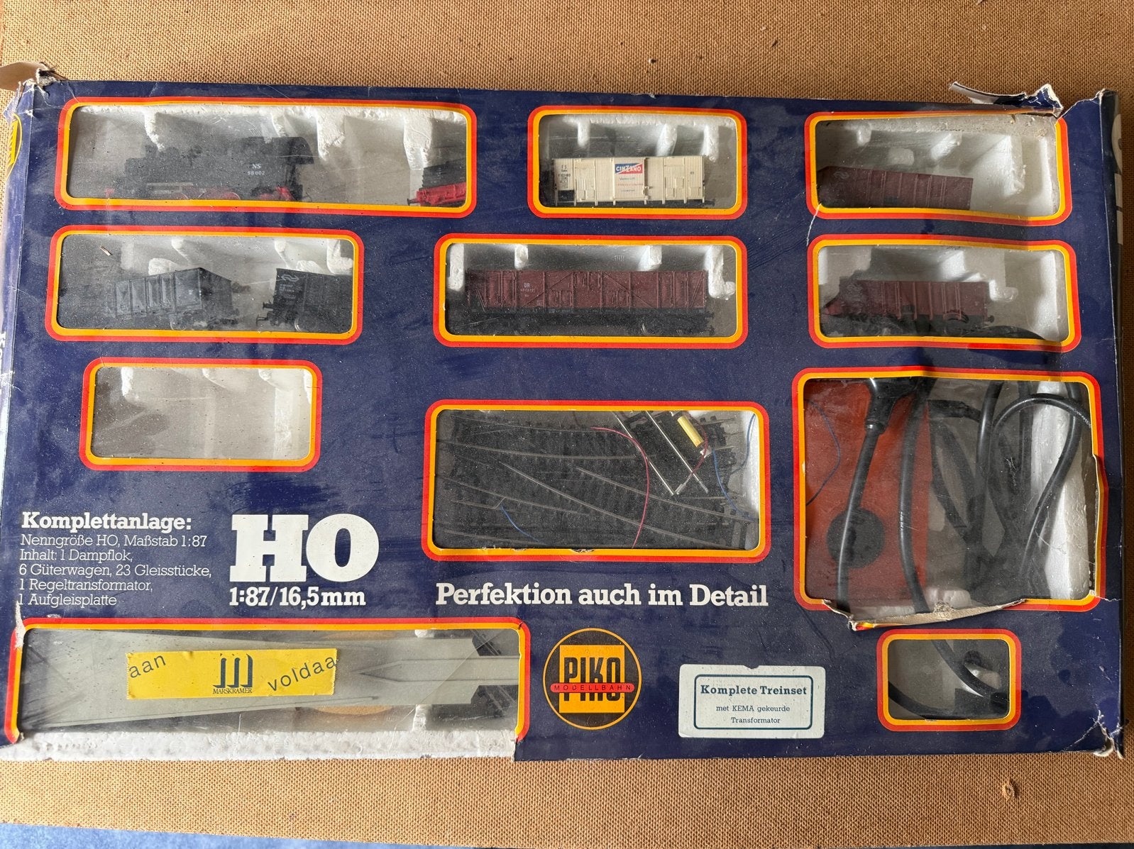 Piko H0 Treinset: Complete set met stoomlocomotief, Hobby en Vrije tijd, Gelijkstroom, Gebruikt, Treinset, Piko