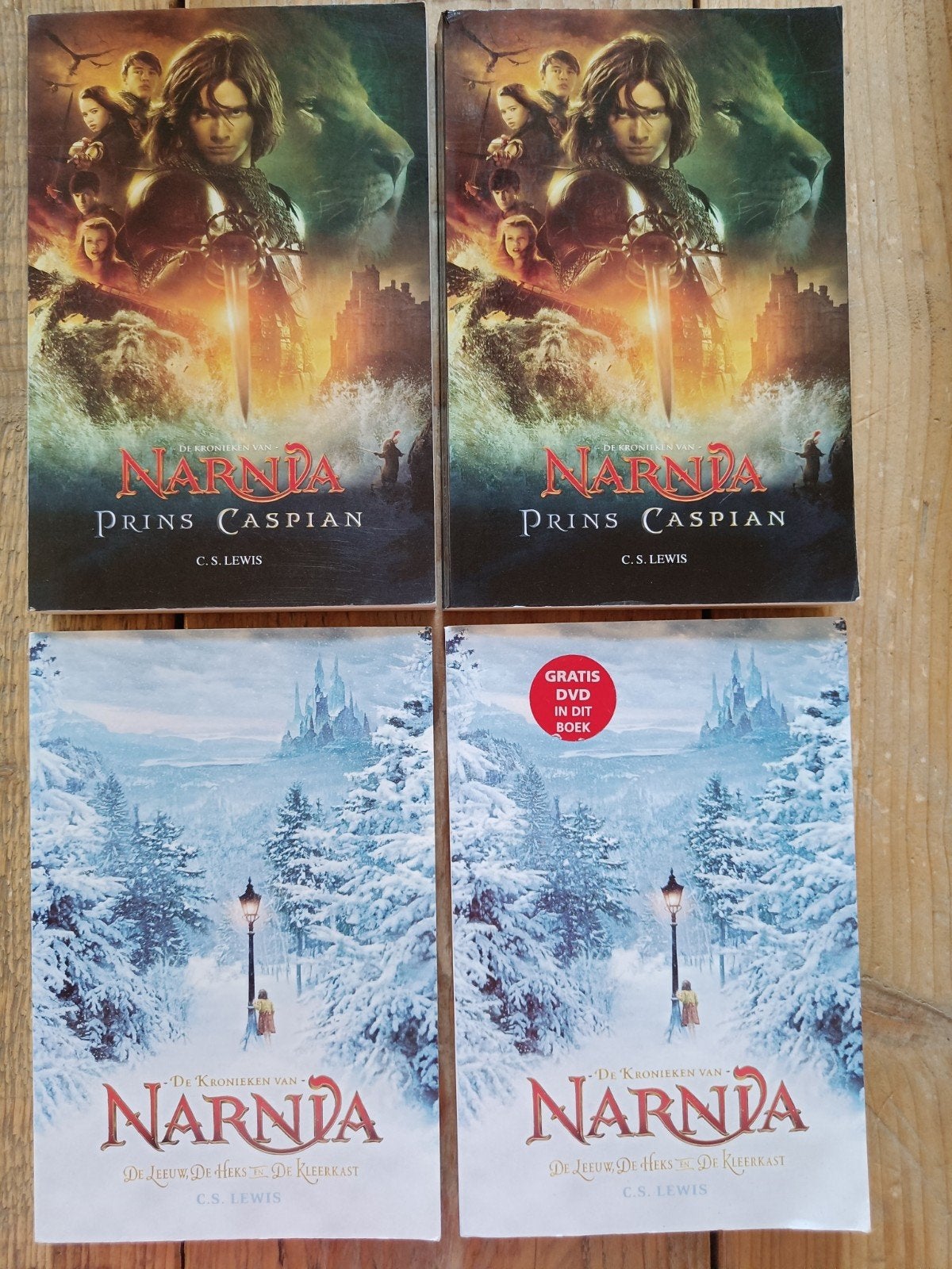 4 Boeken van de serie: De Kronieken van Narnia., Boeken, Ophalen of Verzenden, Zo goed als nieuw