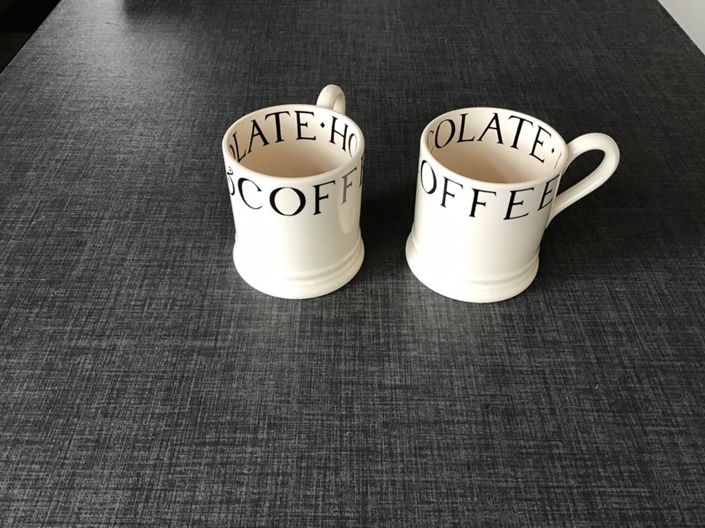 Grote koffiebeker Emma Bridgewater, Ophalen of Verzenden, Zo goed als nieuw, Overige stijlen, Kop(pen) en/of Schotel(s)