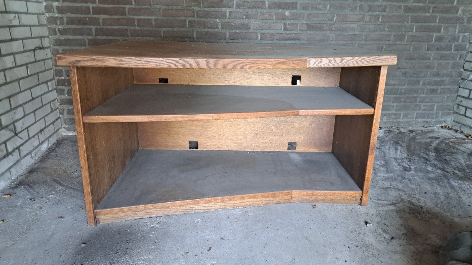 Houten kastje met planken - opknapper, Ophalen, Gebruikt