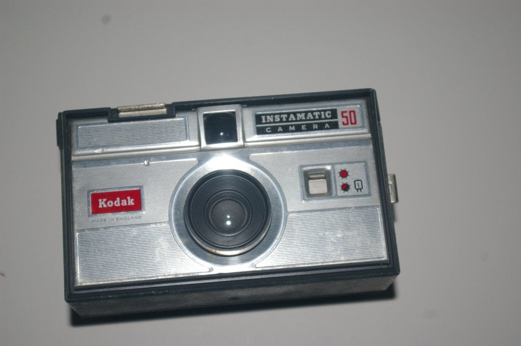 KODAK instamatic camera 50 in draagtas., Ophalen of Verzenden, Gebruikt, Compact, Kodak