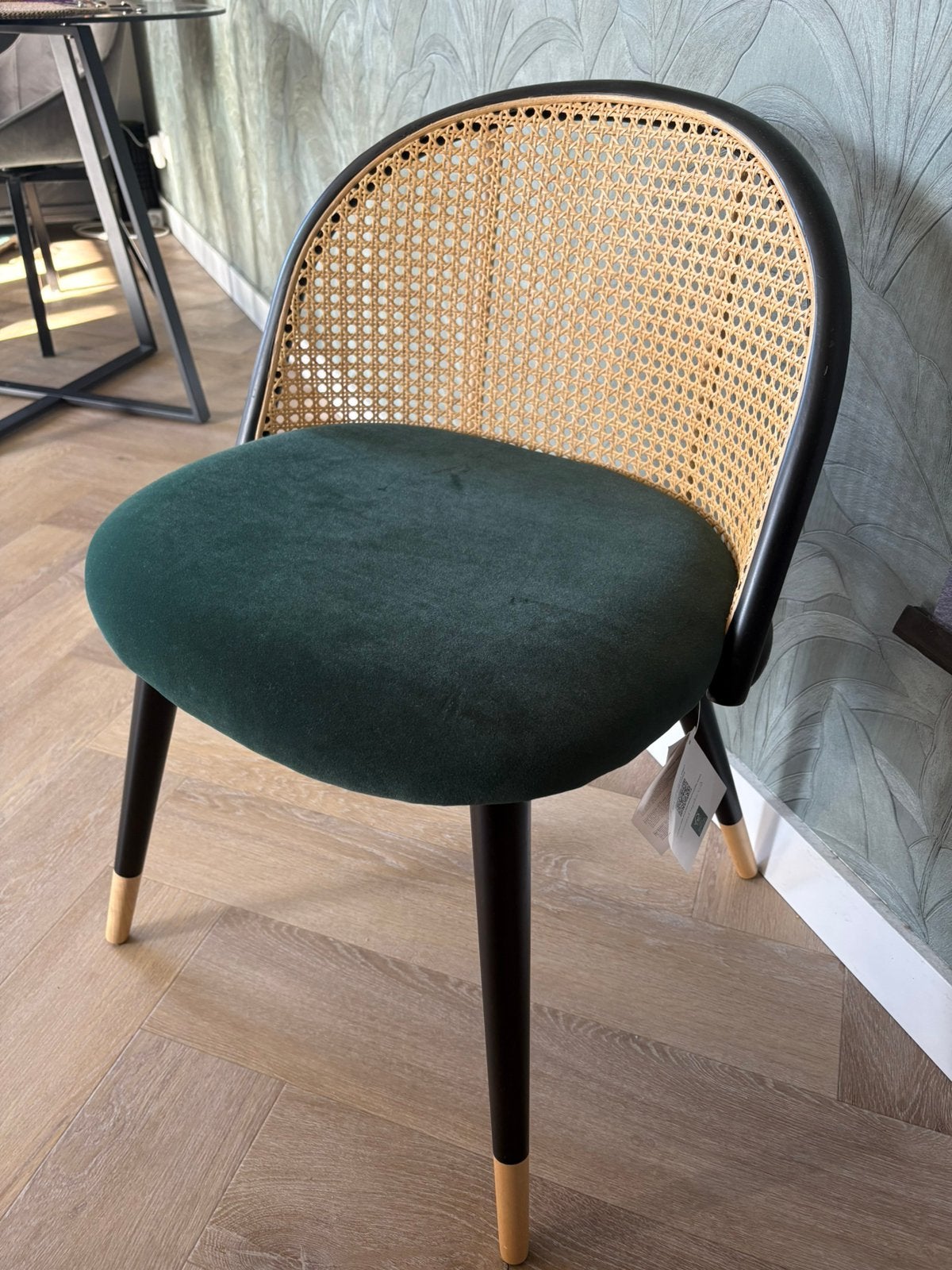 NIEUWE groene Maisons du Monde stoel!, Huis en Inrichting, Stoelen, Ophalen, Overige kleuren, Nieuw, Stof