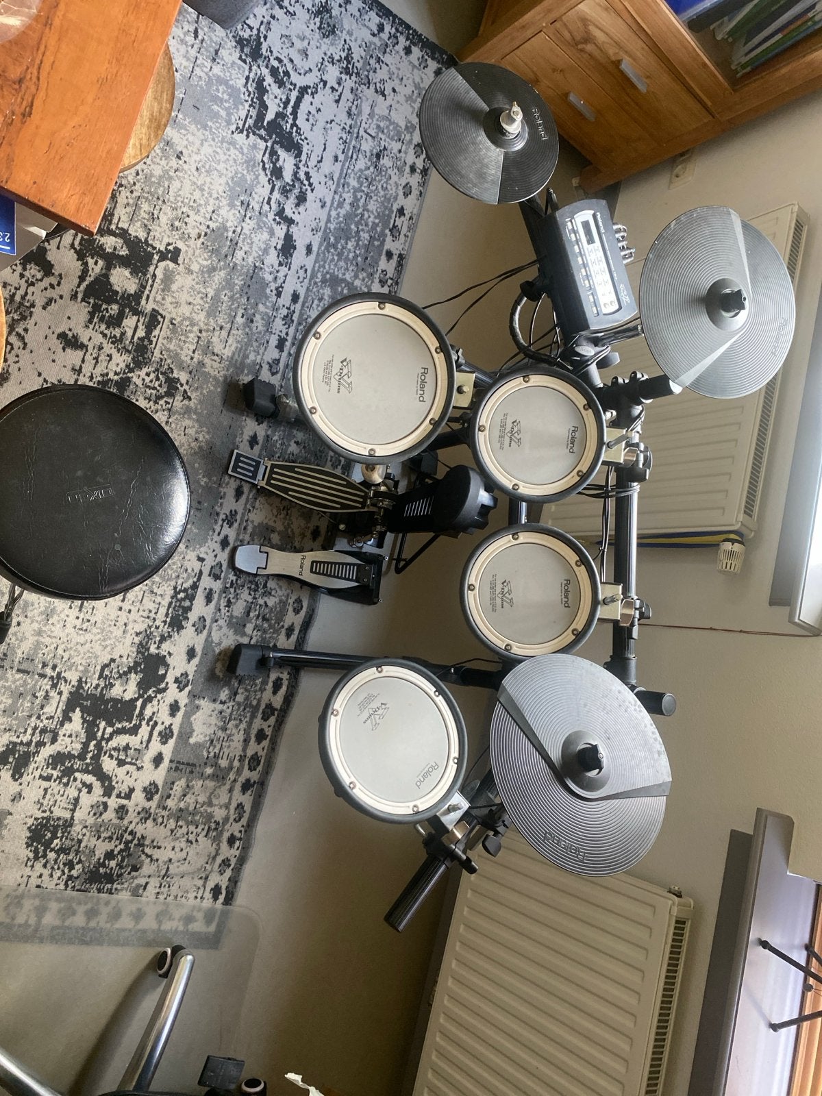 Roland V-Drums TD-3 Elektronisch Drumstel, Muziek en Instrumenten, Ophalen, Gebruikt, Roland, Elektronisch