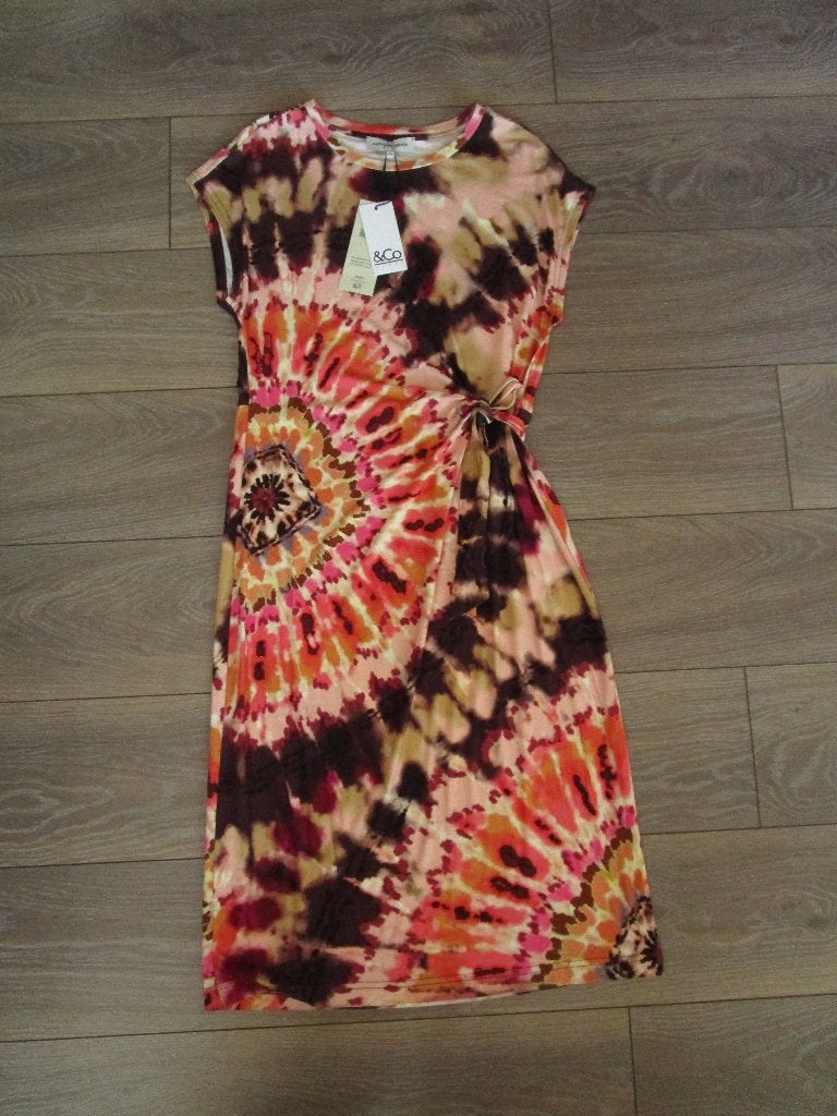 Nieuwe kleurrijke jurk merk &Co Women maat M, Maat 38/40 (M), Overige kleuren, Verzenden, &Co Woman
