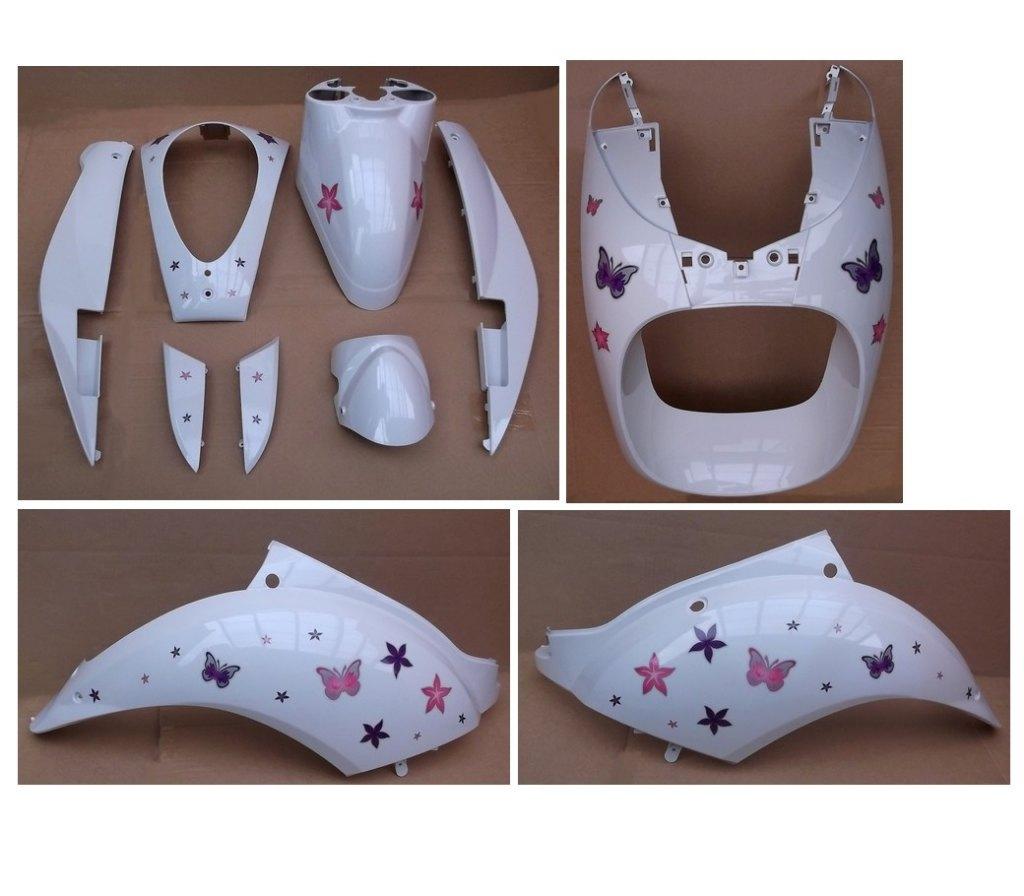 Nieuwe Kappenset - Sym Mio - Flower/Butterfly Edition - Wit, Verzenden, Nieuw, Kap