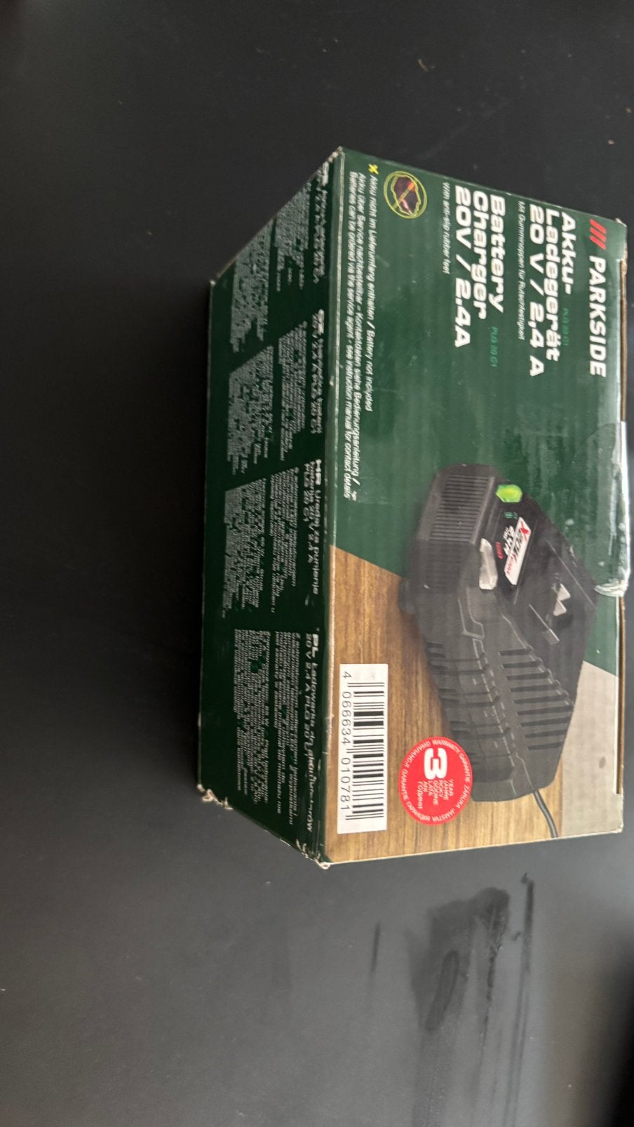 PARKSIDE X20V TEAM Accu-Lader 2.4A, Ophalen of Verzenden, Nieuw