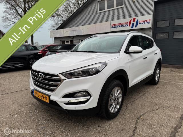 Hyundai Tucson 1.6 GDi Premium Leder+Navi+Camera+N.A.P!, Voorwielaandrijving, Gebruikt, 4 cilinders, Leder